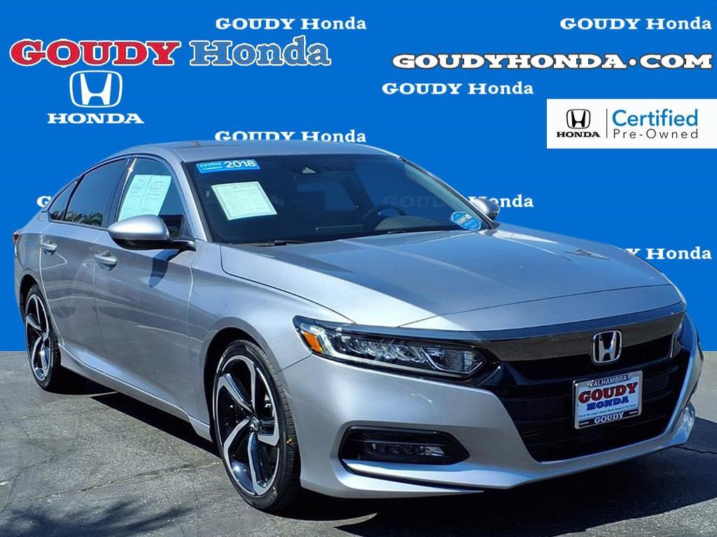 Certified 2018 Honda Accord Sport