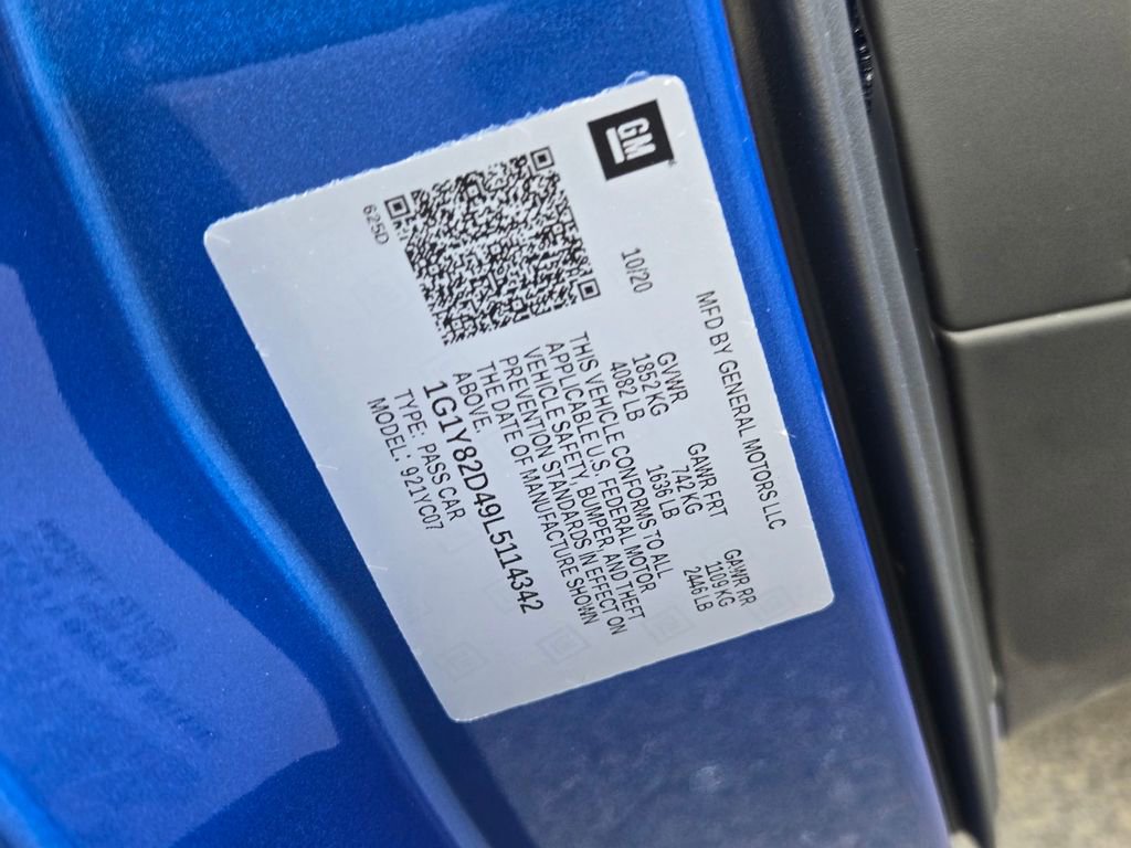 Used 2020 Chevrolet Corvette Stingray Premium Cpe w/ 3LT Preferred Equipment Group image 41