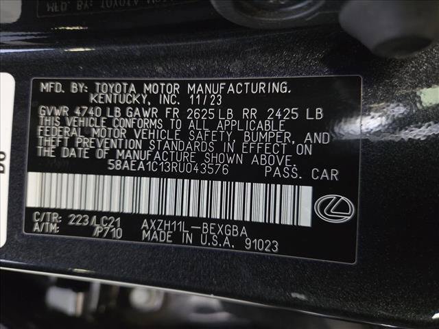 Used 2024 Lexus ES 300h w/ Accessory Package (Z2) FWD image 23