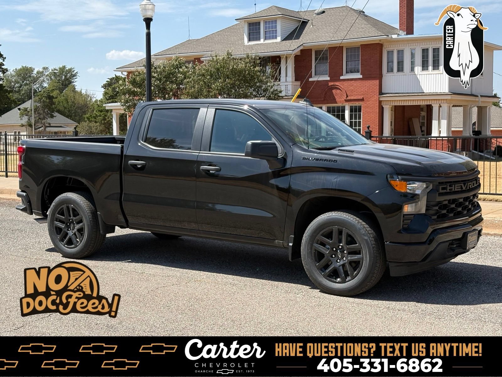 New 2026 Chevrolet Silverado 1500 Custom w/ LPO, Dark Essentials Package RWD image 1