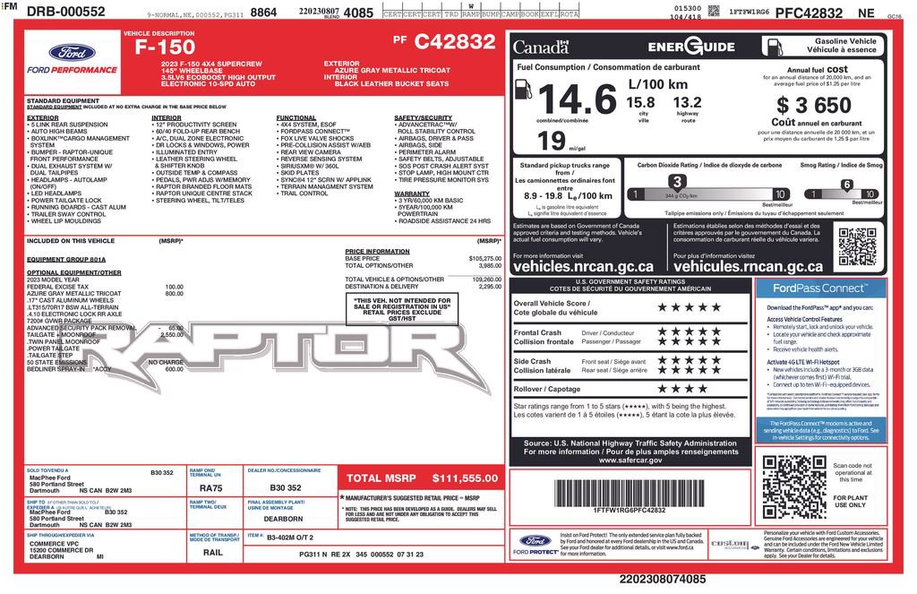 Used 2023 Ford F150 Raptor AWD/4WD image 26