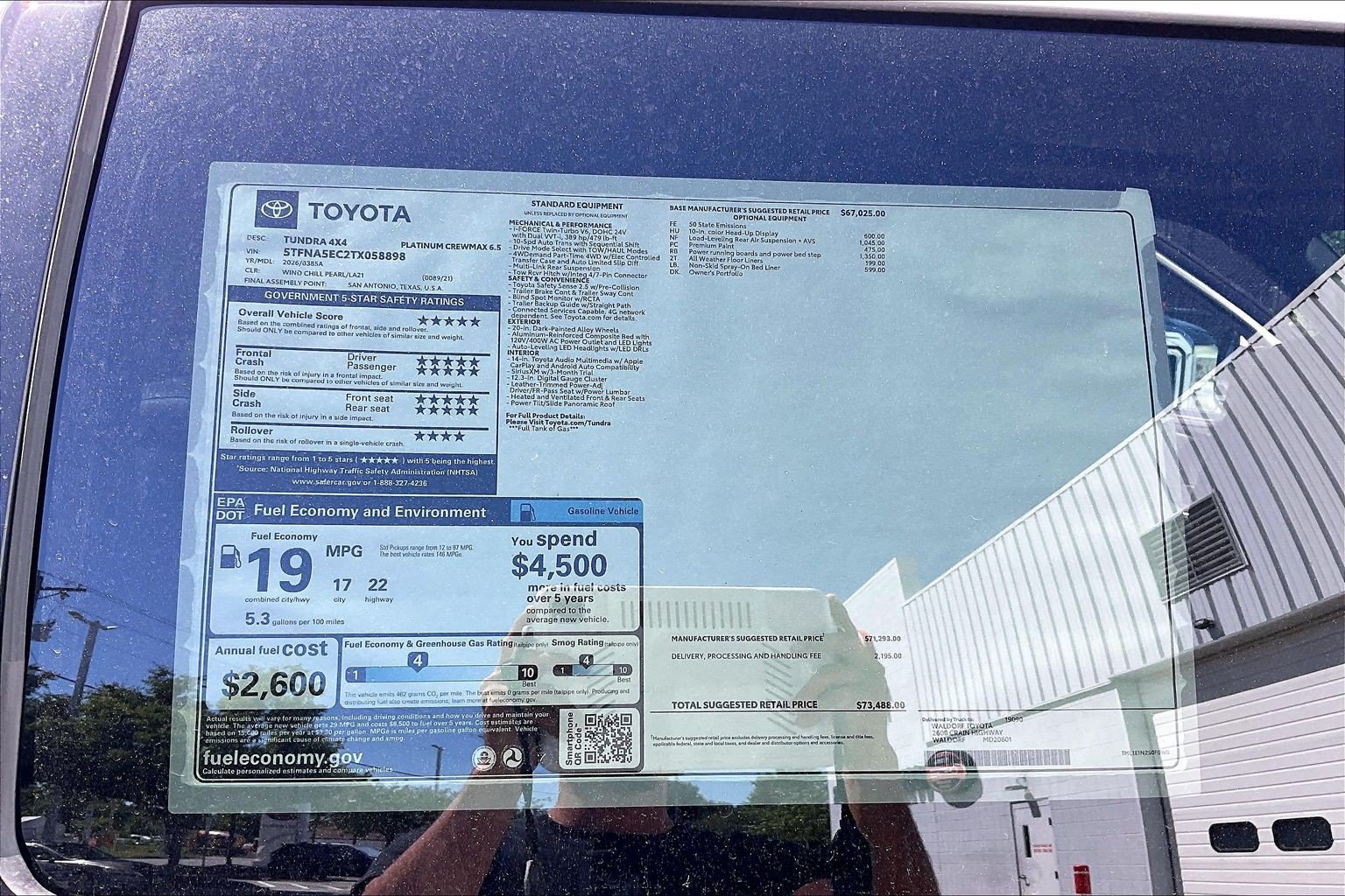 New 2026 Toyota Tundra Platinum AWD/4WD image 18