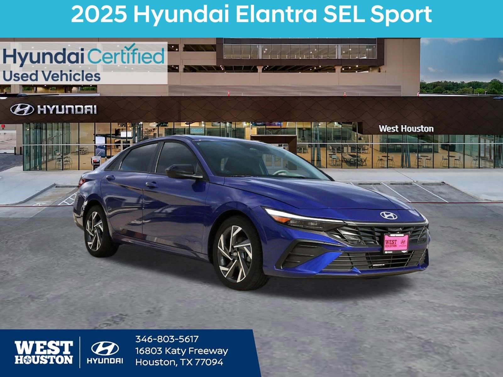 Certified 2025 Hyundai Elantra Sport FWD image 1