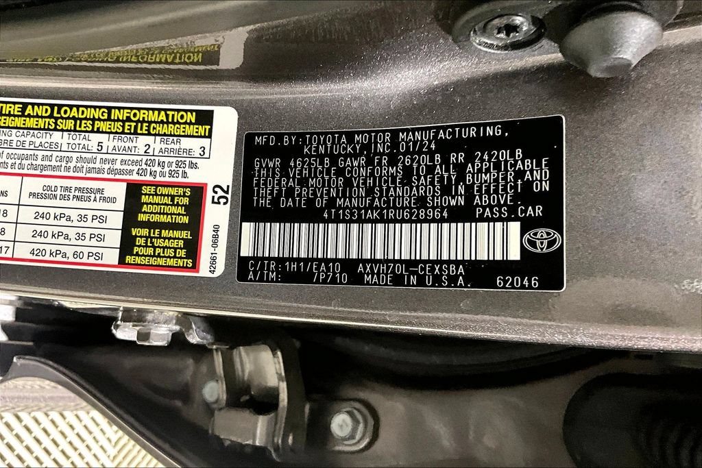 Used 2024 Toyota Camry SE w/ Audio Upgrade Package FWD image 26