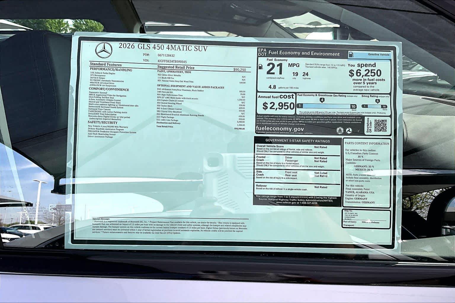New 2026 Mercedes-Benz GLS 450 4MATIC image 22