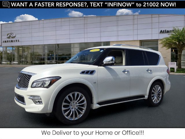 Used 2016 INFINITI QX80 2WD w/ Deluxe Technology Package