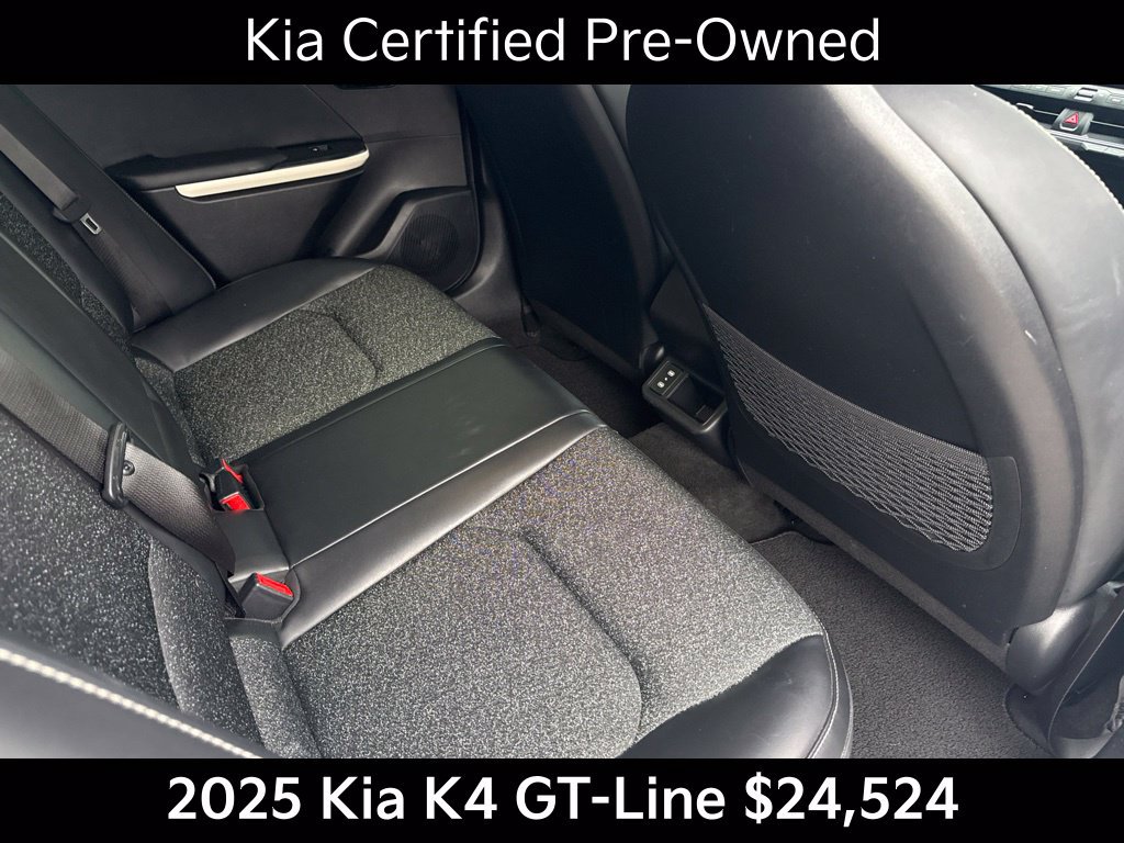 Certified 2025 Kia K4 GT-Line w/ GT-Line Sunroof Package FWD image 20