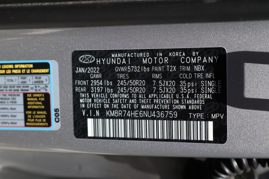 Used 2022 Hyundai Palisade Calligraphy w/ Cargo Package FWD image 32