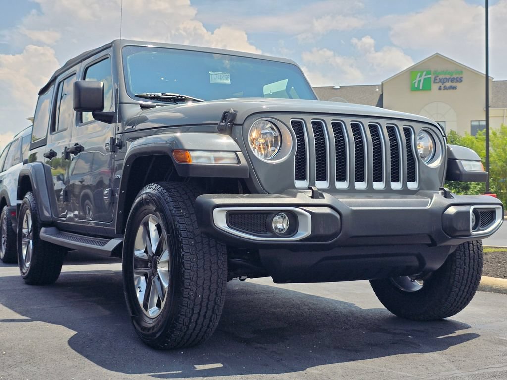 Used 2021 Jeep Wrangler Unlimited Sahara w/ Cold Weather Group AWD/4WD 360° Tour