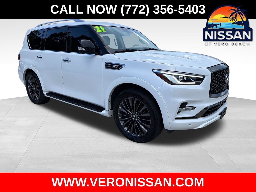Used 2021 INFINITI QX80 Premium Select w/ Cargo Package AWD/4WD 360° Tour