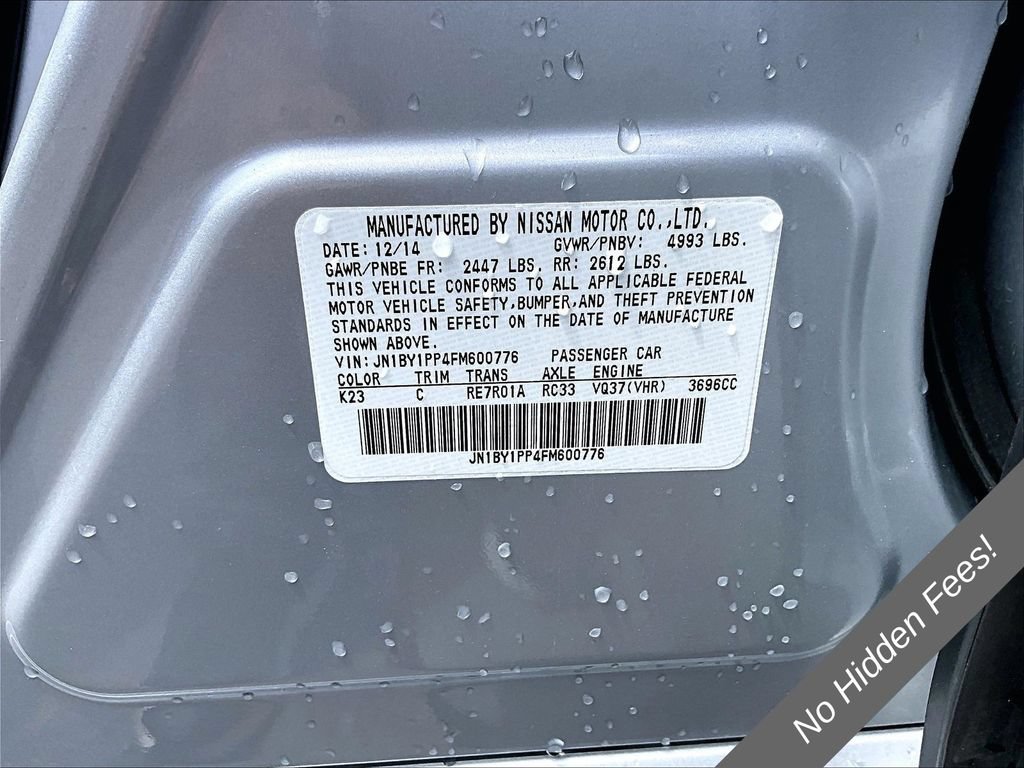 Used 2015 INFINITI Q70 L 3.7 RWD image 30