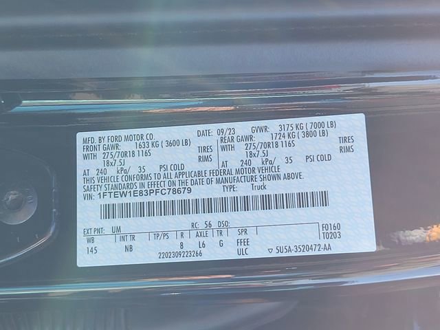 Used 2023 Ford F150 Tremor w/ Equipment Group 402A High AWD/4WD image 18