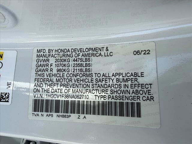 Used 2022 Honda Accord Sport image 24
