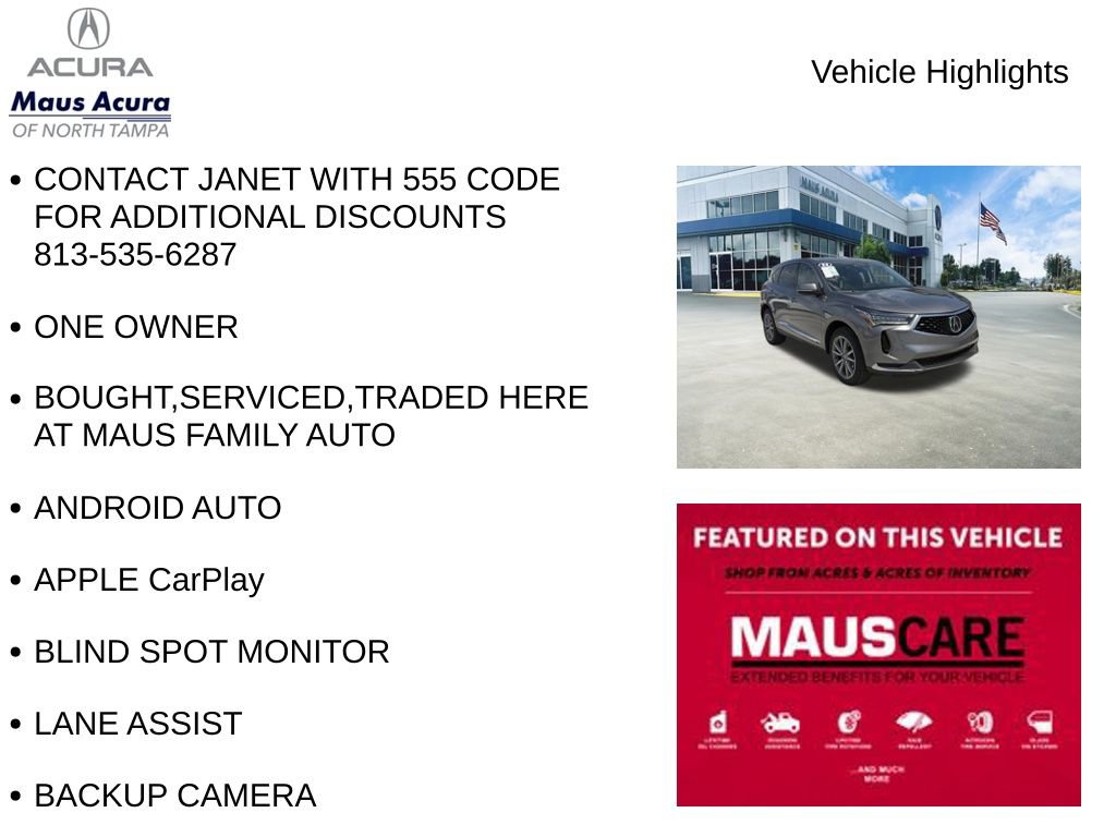 Used 2023 Acura RDX w/ Technology Package FWD image 8