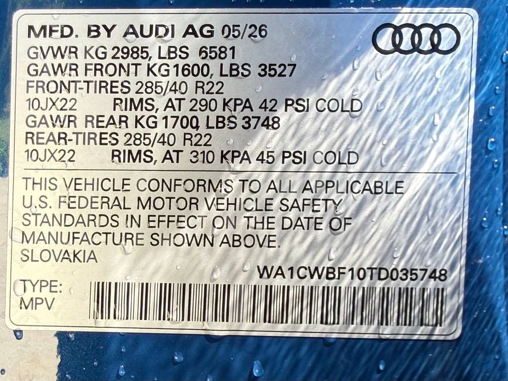 New 2026 Audi SQ8 Prestige AWD/4WD image 50