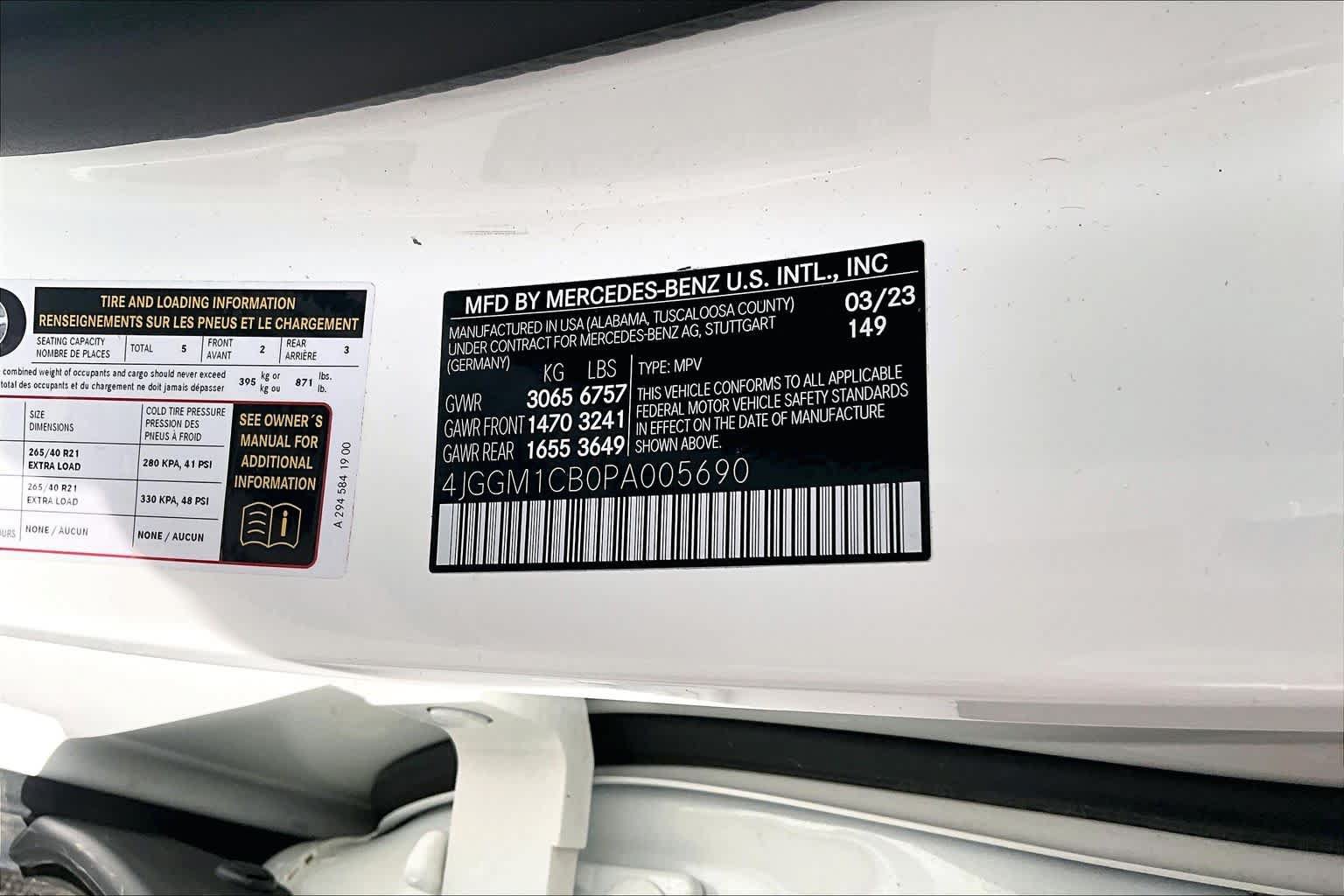 Certified 2023 Mercedes-Benz EQE 350+ 4MATIC SUV w/ Pinnacle Trim Package image 35