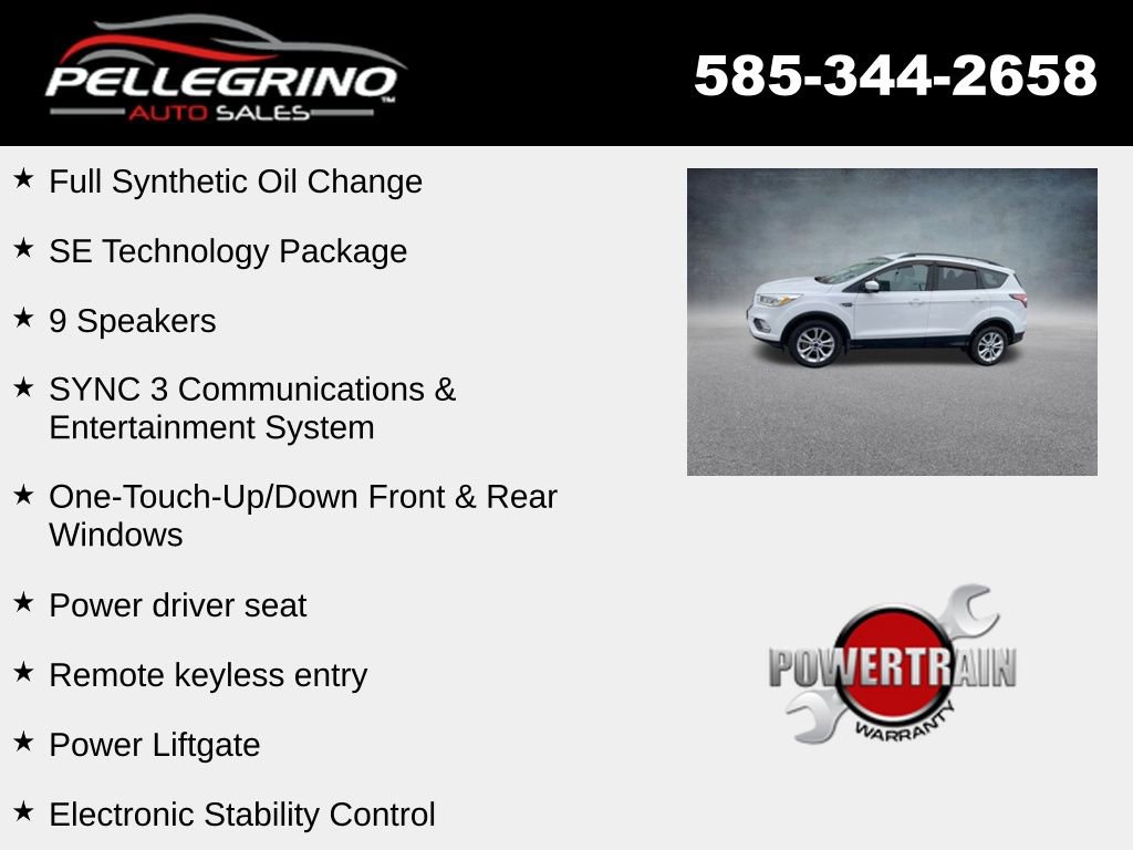 Used 2017 Ford Escape SE w/ Equipment Group 201A image 4