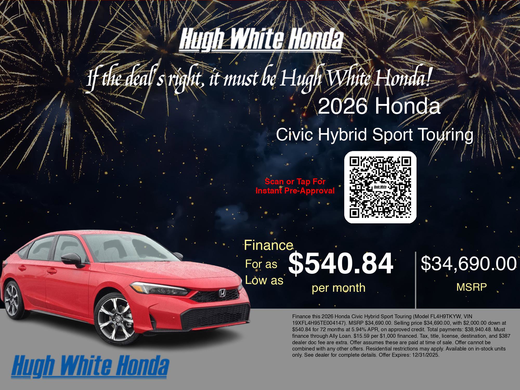 New 2026 Honda Civic Sport Touring image 7