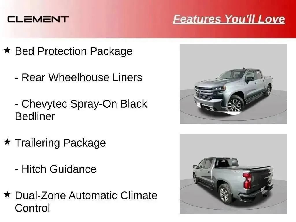 Used 2021 Chevrolet Silverado 1500 RST w/ Bed Protection Package AWD/4WD image 94