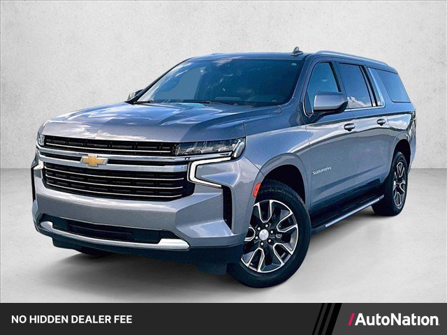 Used 2021 Chevrolet Suburban LT w/ Rear Media and Nav Package RWD image 1