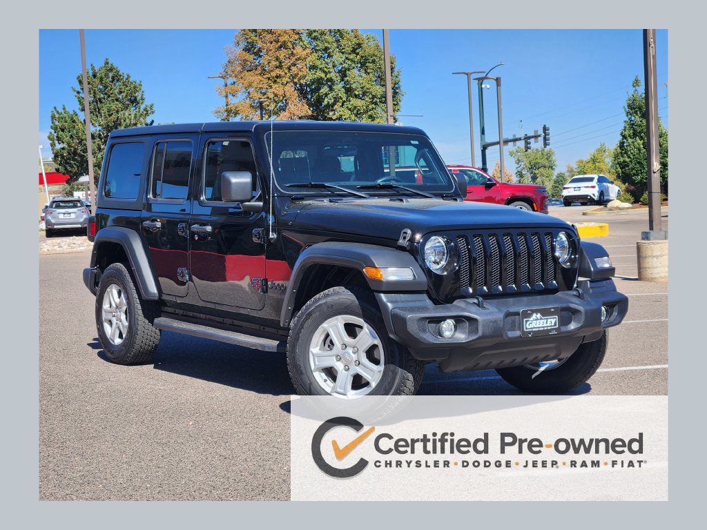Certified 2022 Jeep Wrangler Unlimited Sport