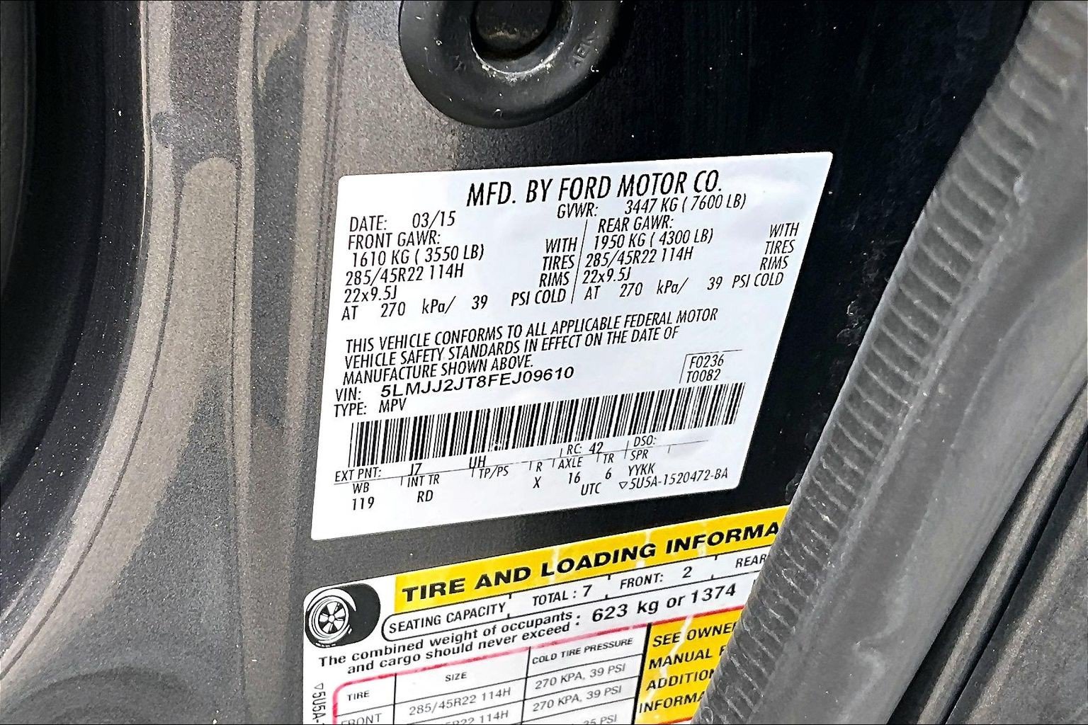Used 2015 Lincoln Navigator 4WD w/ Equipment Group 101A Reserve image 37