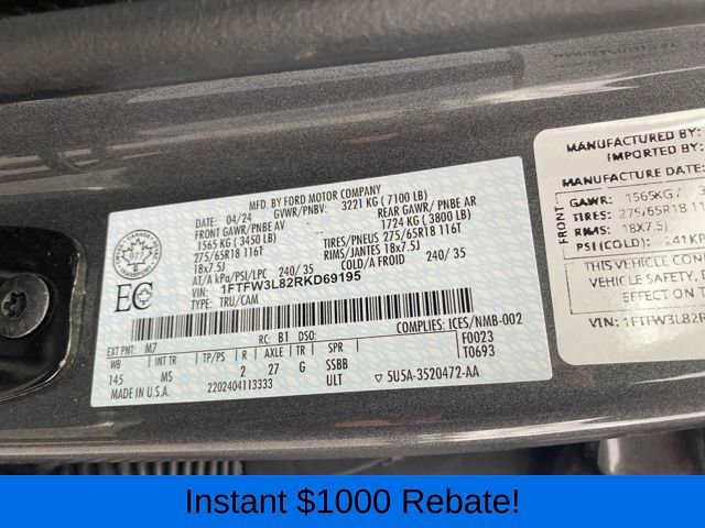 Used 2024 Ford F150 XLT AWD/4WD image 27