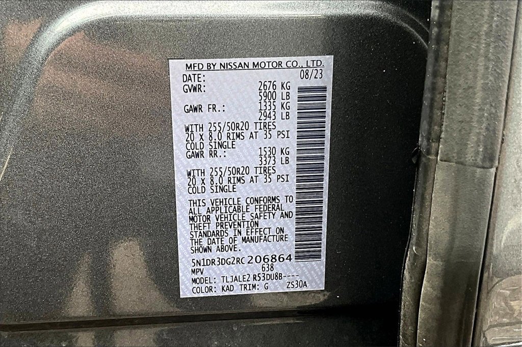 Used 2024 Nissan Pathfinder Platinum w/ Cargo Package image 35