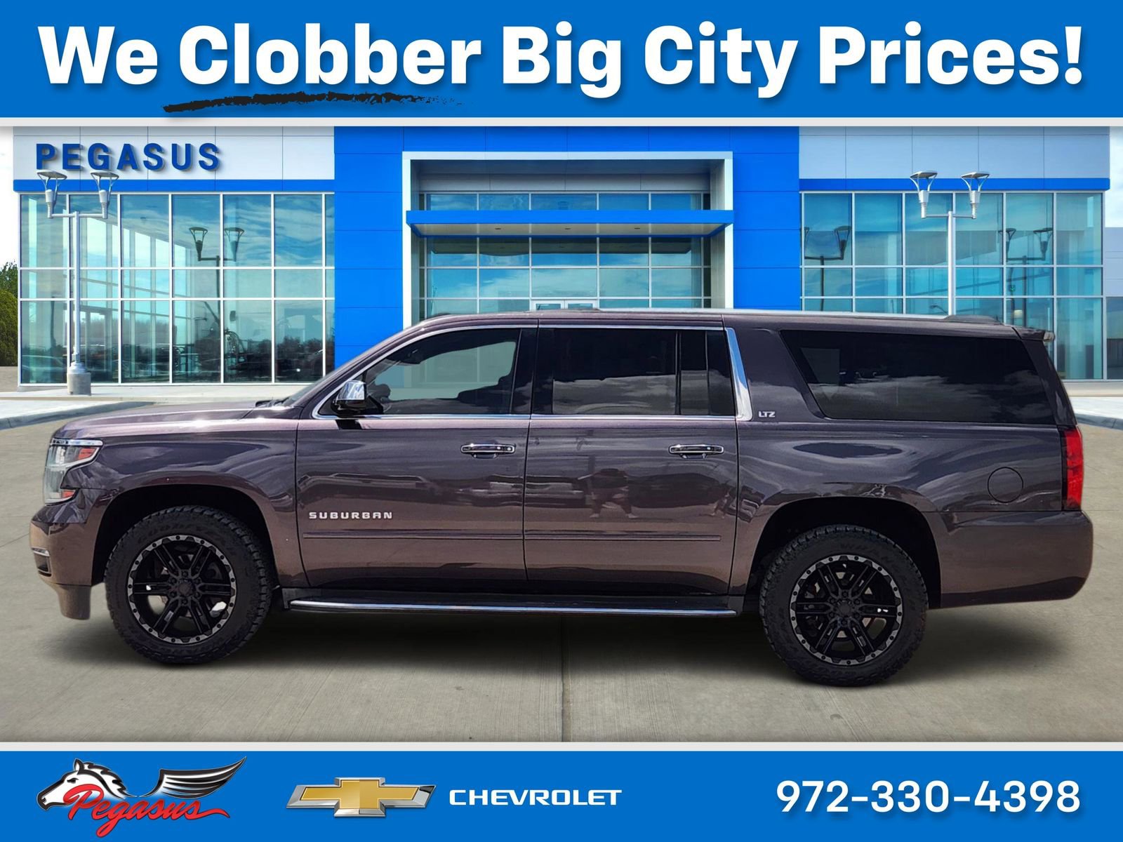 Used 2015 Chevrolet Suburban LTZ AWD/4WD image 3