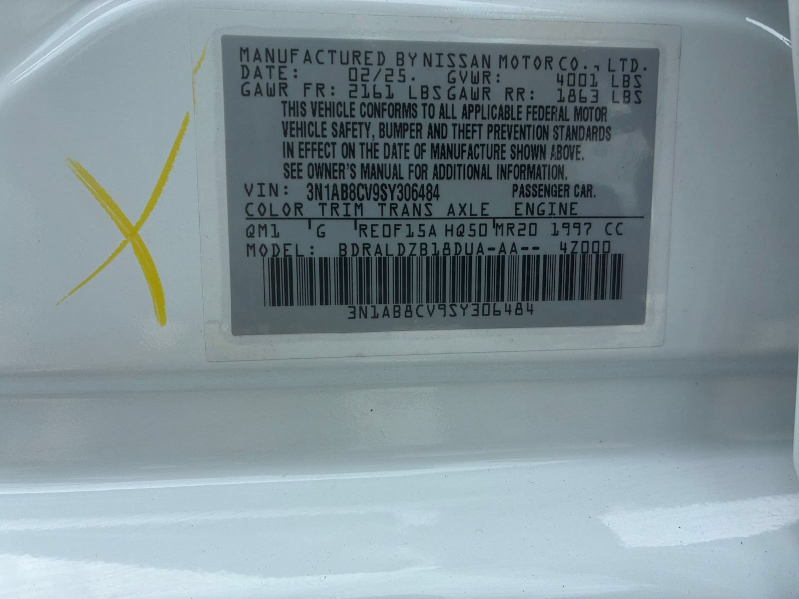 Used 2025 Nissan Sentra SV FWD image 23
