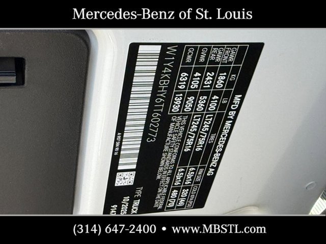 New 2026 Mercedes-Benz Sprinter 2500 image 15