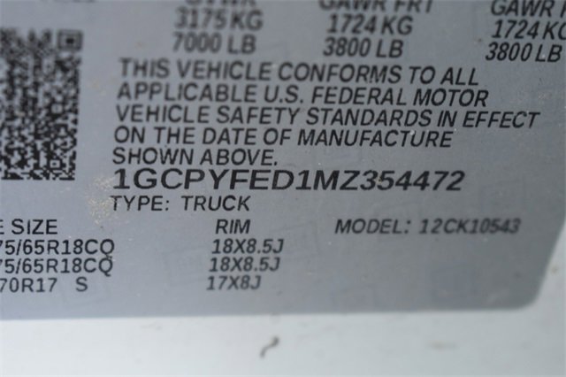 Used 2021 Chevrolet Silverado 1500 LT Trail Boss w/ Convenience Package II image 17