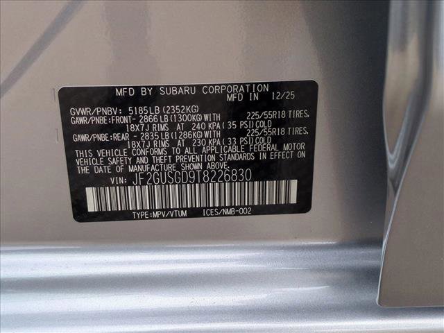 New 2026 Subaru Crosstrek 2.5i Sport image 18