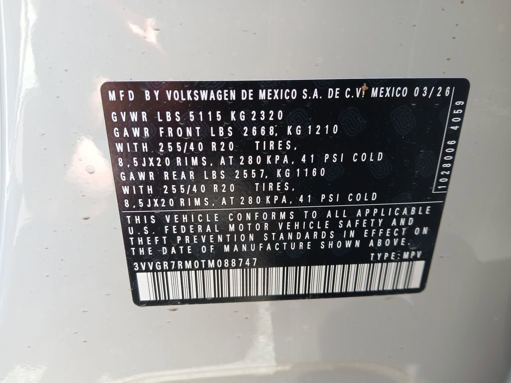 New 2026 Volkswagen Tiguan SE R-Line image 29