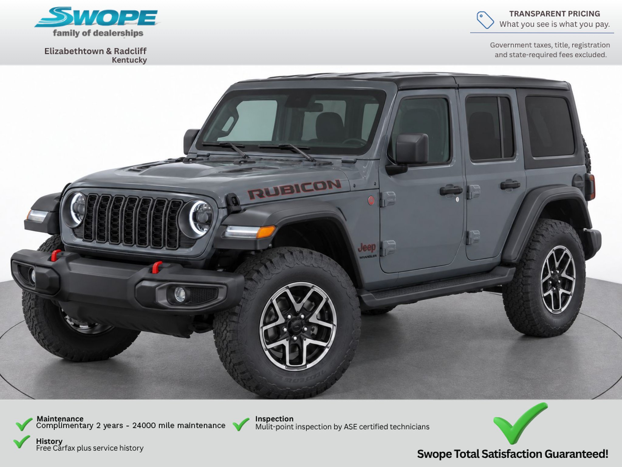 Used 2024 Jeep Wrangler Unlimited Rubicon w/ Convenience Group