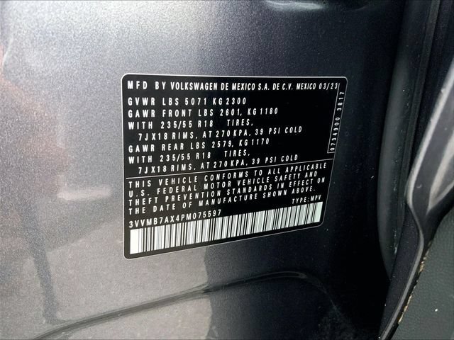 Used 2023 Volkswagen Tiguan SE w/ Panoramic Sunroof Package AWD/4WD image 32