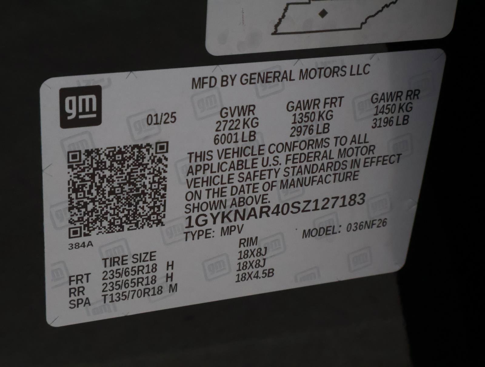 Certified 2025 Cadillac XT5 Luxury w/ LPO, Floor Liner Package FWD image 26