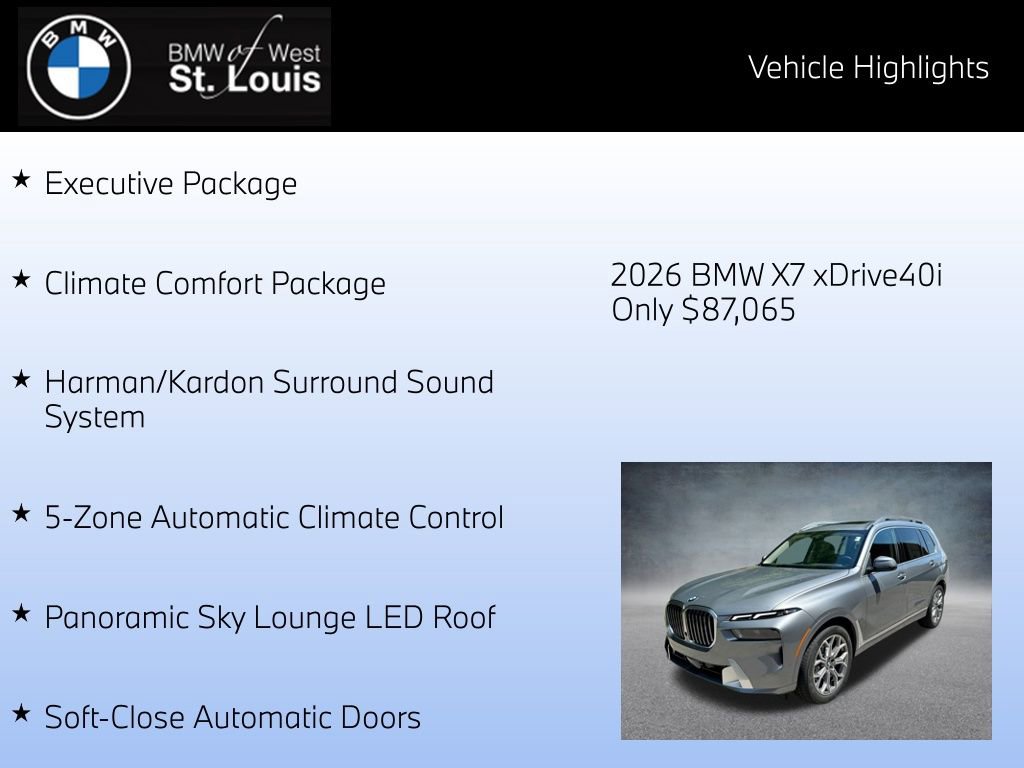 Certified 2026 BMW X7 xDrive40i image 16
