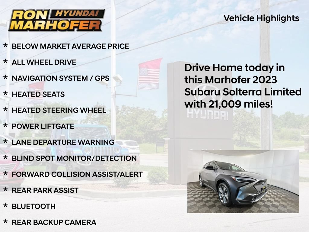 Used 2023 Subaru Solterra AWD image 14