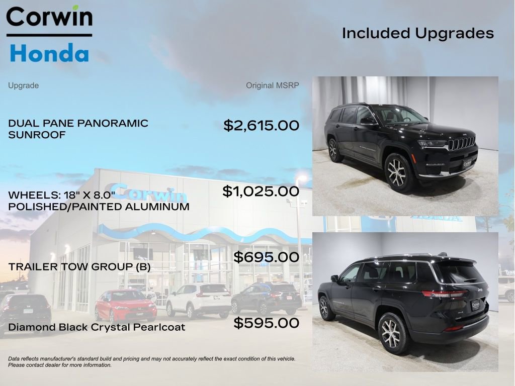 Used 2023 Jeep Grand Cherokee L Limited w/ Trailer Tow Group (B) image 4