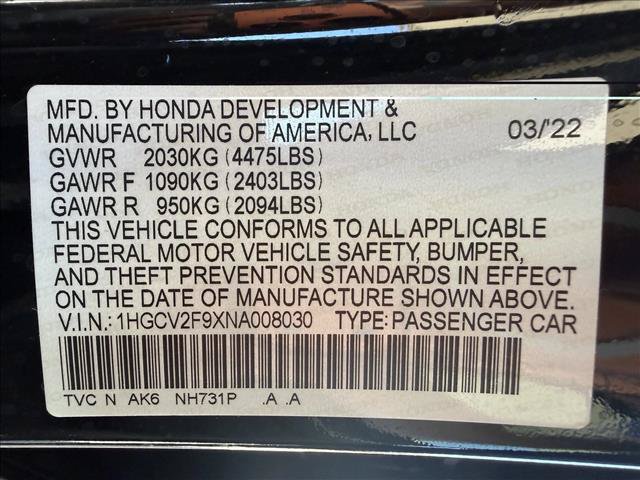 Used 2022 Honda Accord Touring image 24
