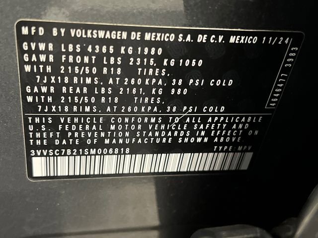 Certified 2025 Volkswagen Taos SE image 28