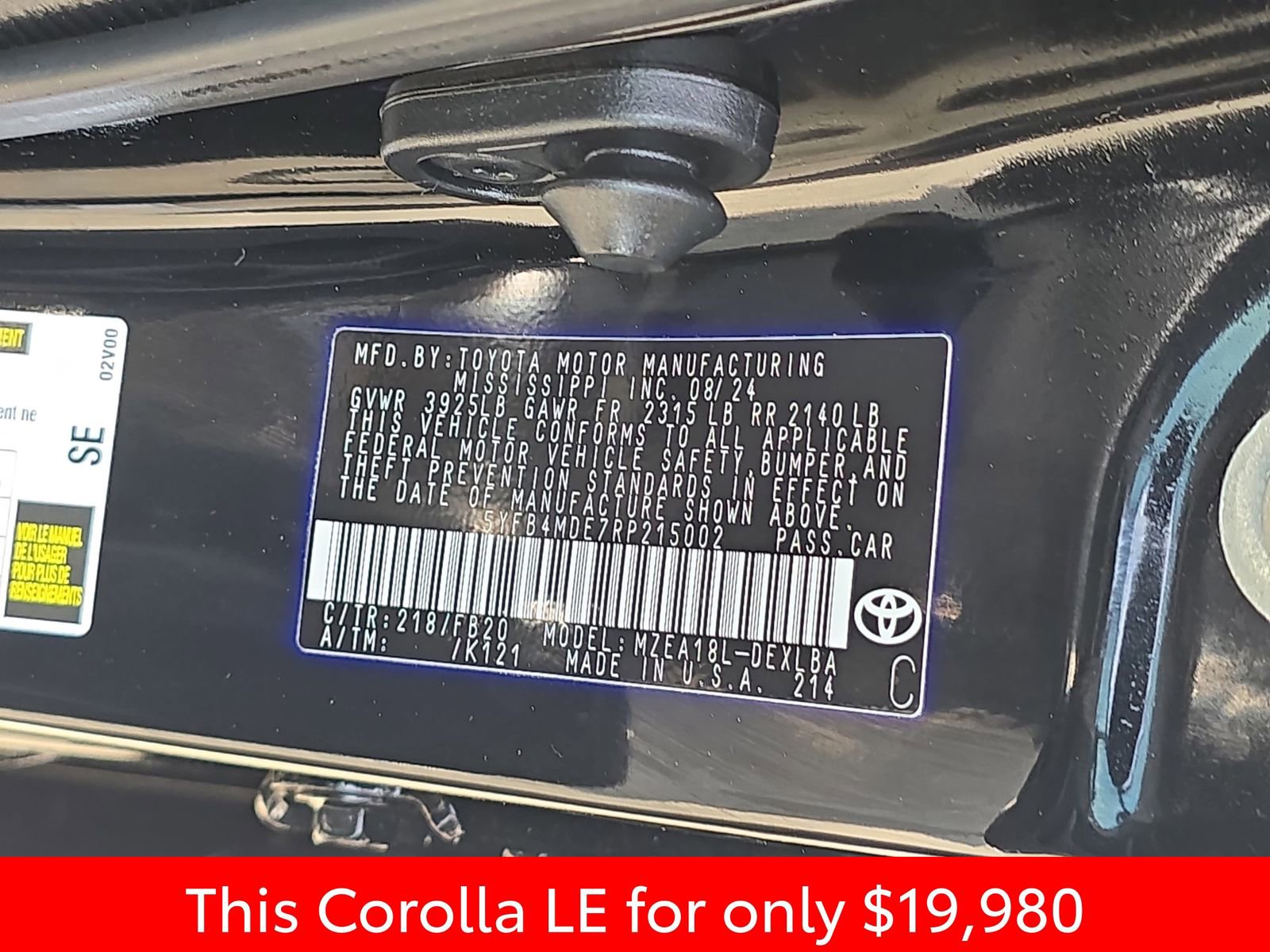 Used 2024 Toyota Corolla LE image 40