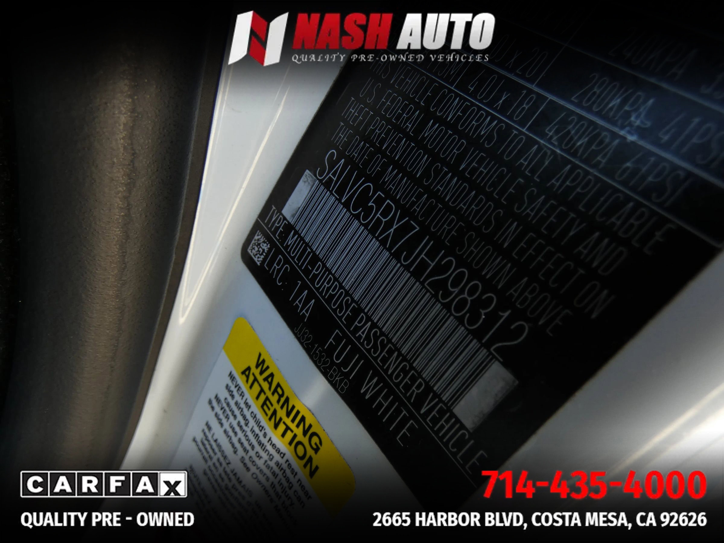 Used 2018 Land Rover Range Rover Evoque SE Dynamic image 71