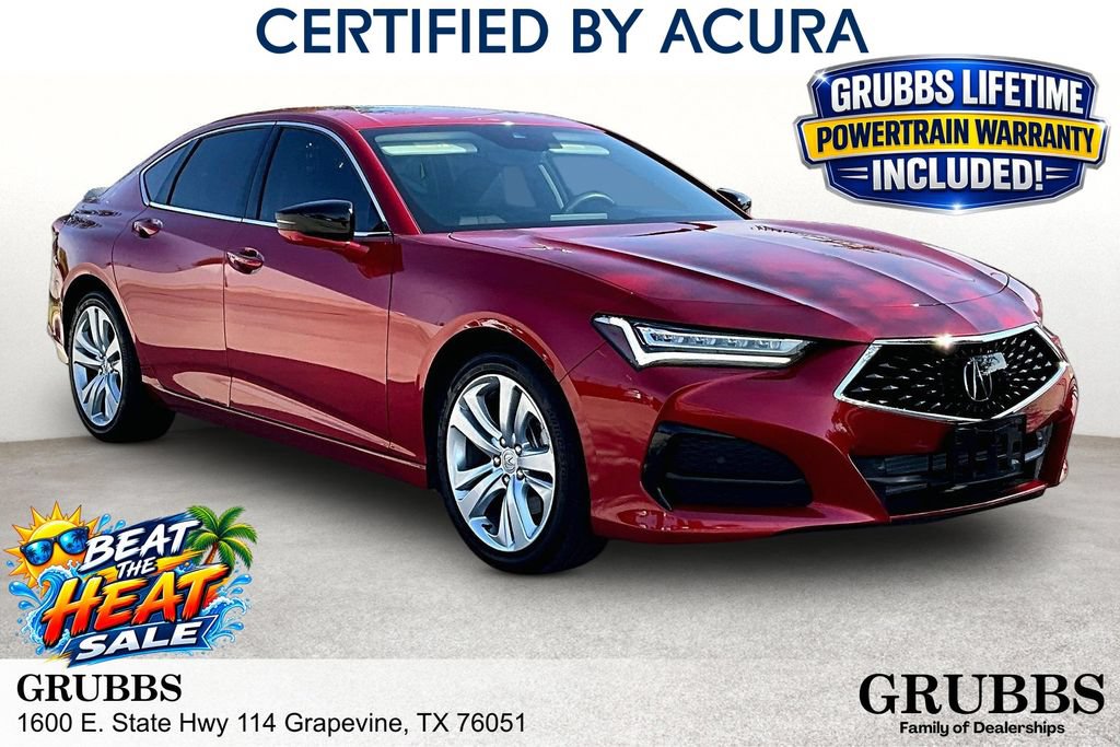 Certified 2023 Acura TLX w/ Technology Package FWD image 1