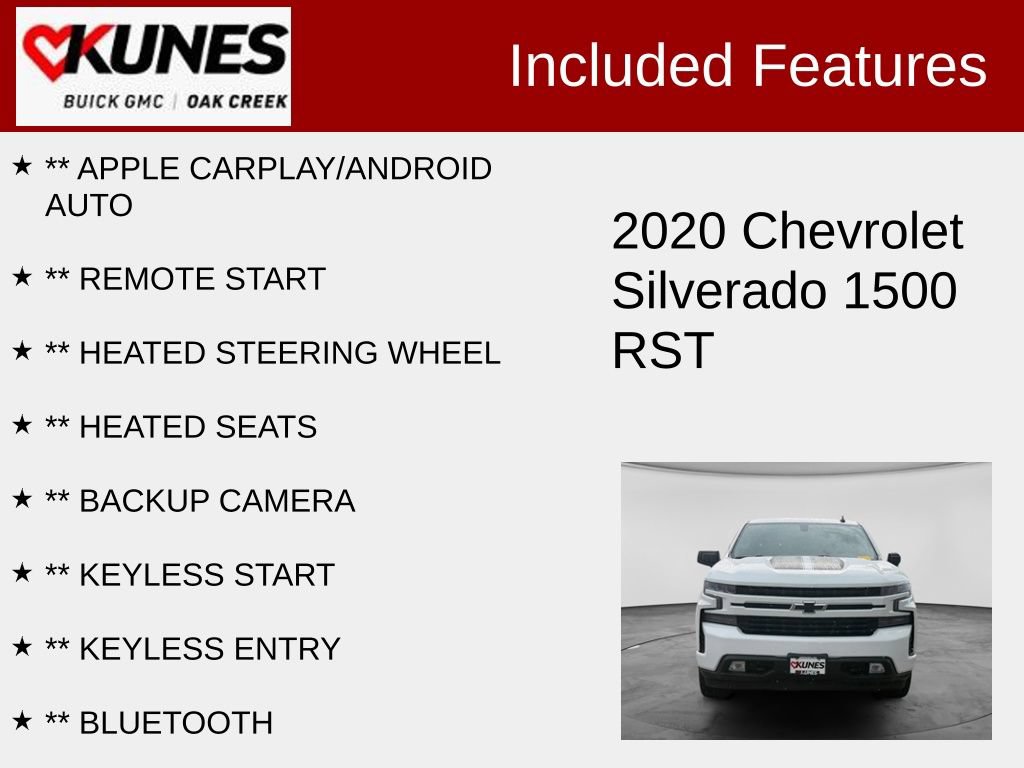 Used 2020 Chevrolet Silverado 1500 RST w/ Rally Edition AWD/4WD image 2