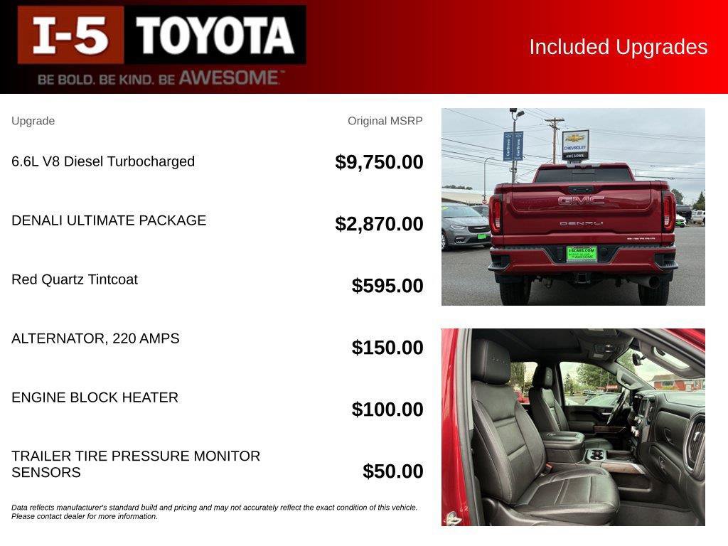 Used 2020 GMC Sierra 3500 Denali w/ Denali Ultimate Package AWD/4WD image 17