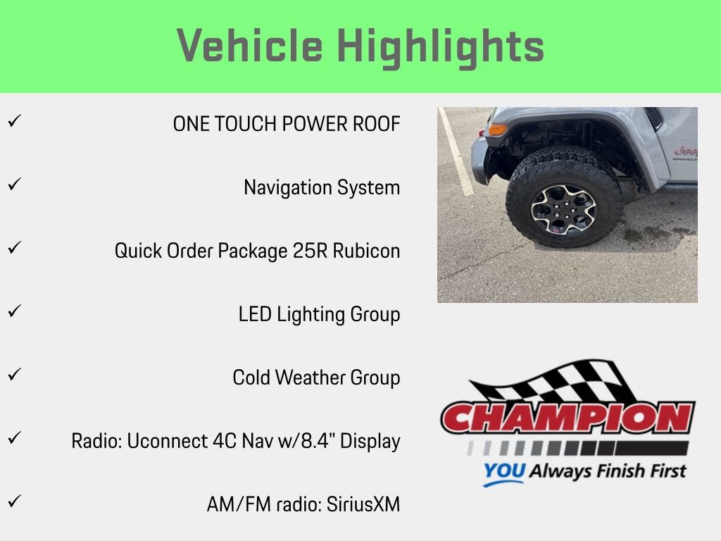 Used 2023 Jeep Wrangler Unlimited Rubicon w/ LED Lighting Group AWD/4WD image 12