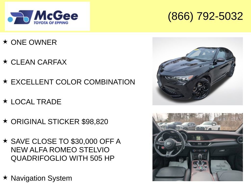 Used 2024 Alfa Romeo Stelvio Quadrifoglio image 4