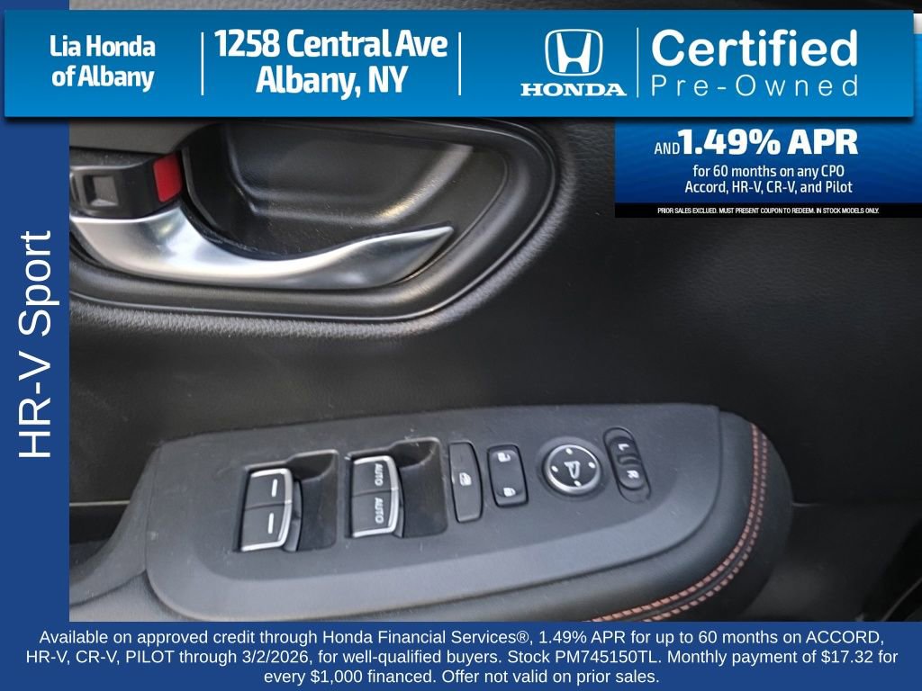 Certified 2023 Honda HR-V Sport image 12